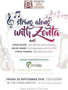Fiona Pears - Concert - String Along with Zonta - 20180928